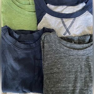 4 basic little boy t-shirts